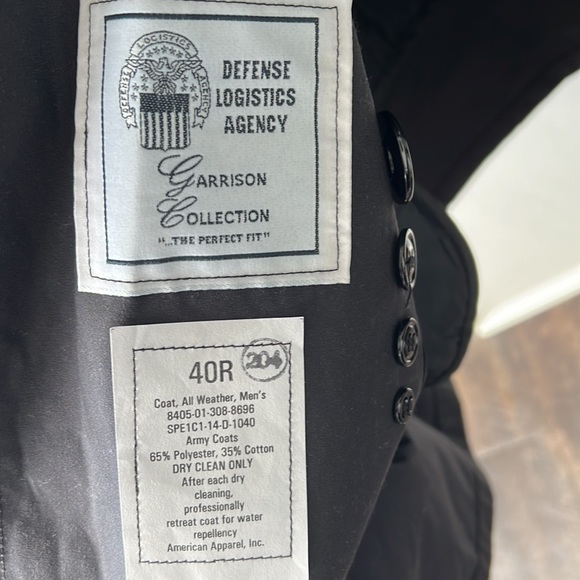 American Apparel All-Weather Coat 40R - Picture 5 of 5